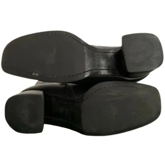 Mid Calf High Ankle Leather Sock Boots EU 38 - Picture 9 of 12